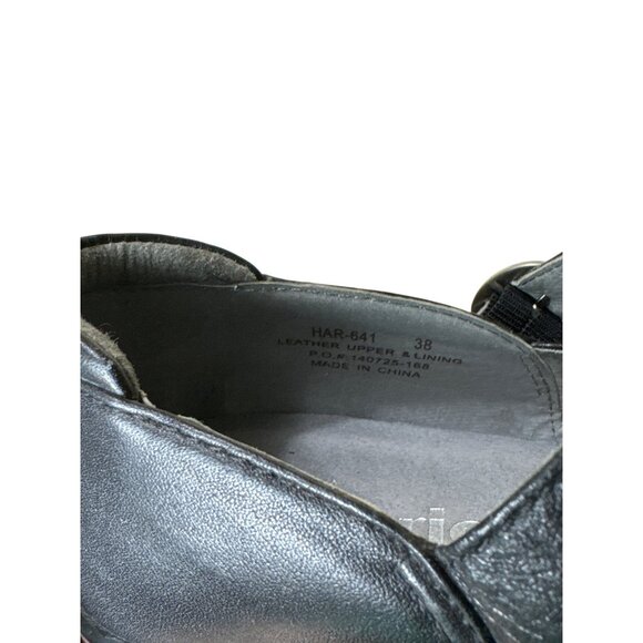 Alegria Harper HAR-641 Black Mary Jane Heels Pumps Leather EU 38 Size US 7.5 - Picture 10 of 14